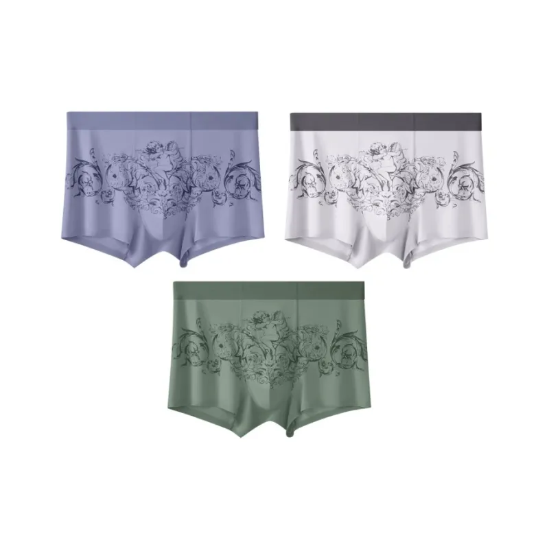 Qiao Ni Tong Underpants Men's 3 Pack-5