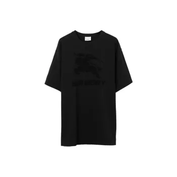 Burberry Embroidered Ekd Cotton T shirt