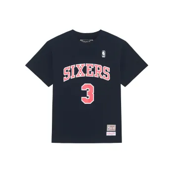 Mitchell & Ness T Shirt Unisex Black