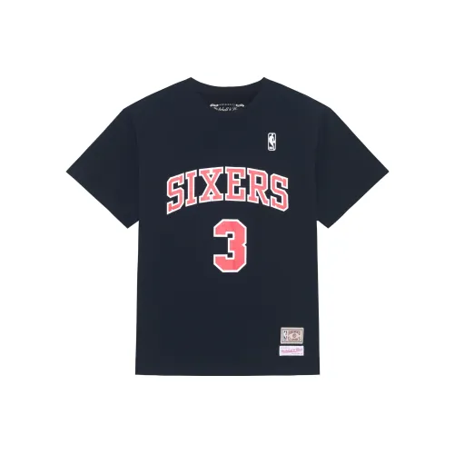 Mitchell & Ness T Shirt Unisex Black