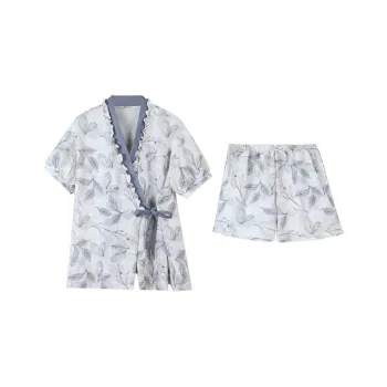 Kerener Pajama Set Women's Gray Purple