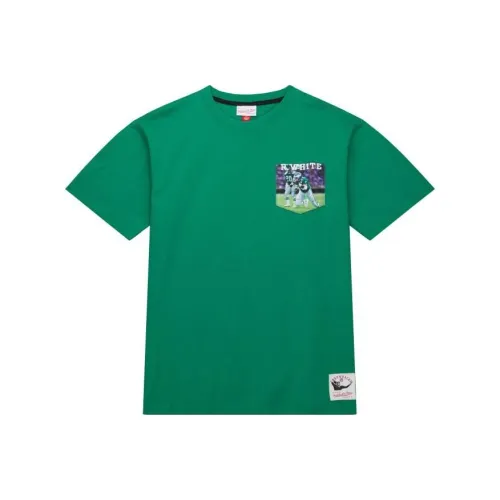 Mitchell Ness T Shirts Men Dark Green