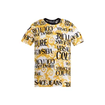 VERSACE T-Shirts Men Gold