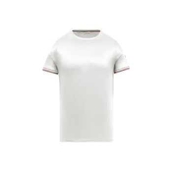 Moncler SS24 T Shirt Unisex Natural White