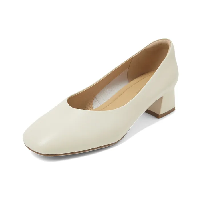 COMELY Chunky Heel High Heels 4cm Women's-1