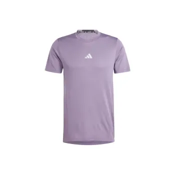 Adidas Designed For Training Hiit Workout Heat.Rdy Tee T Shirt Men's Purple