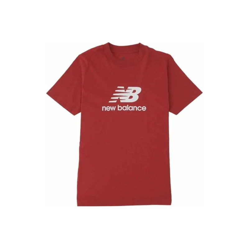 New Balance Sport Essentials Logo T Shirt T Shirt Men's Red-0