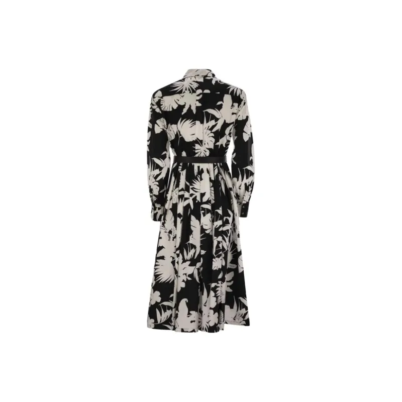 MaxMara SS25 Long Sleeved Dresses Women's Multicolor-1
