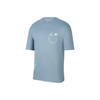Jordan T Shirts Men Blue