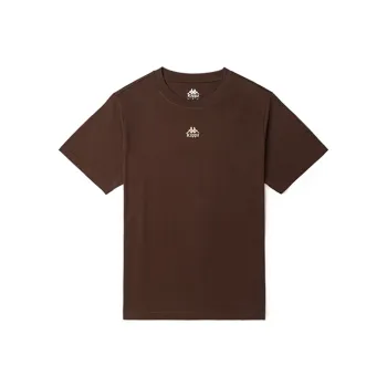 Kappa T Shirts Men Dark Brown Chocolates 6536