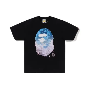 A BATHING APE Sakura Photo Ape Head Tee SS23