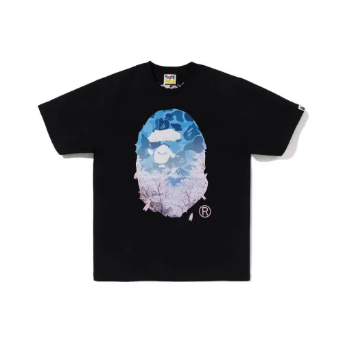 A BATHING APE Overall Garment Dyed Photo Pullover Hoodie