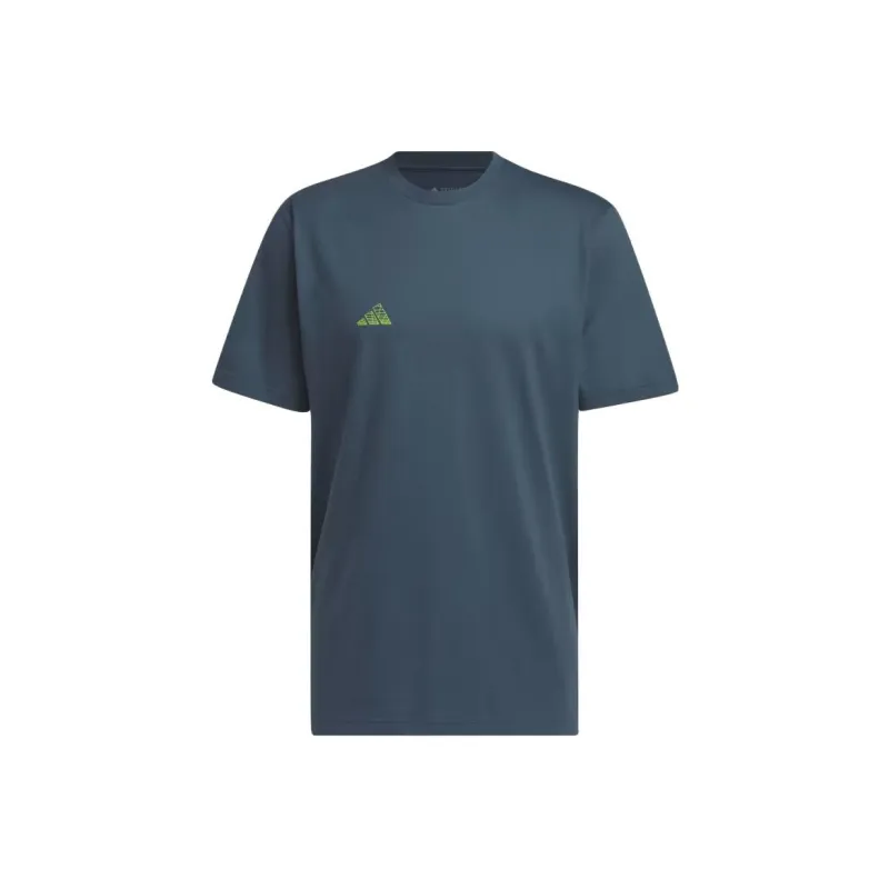 Adidas T Shirts Men Peacock Blue-0