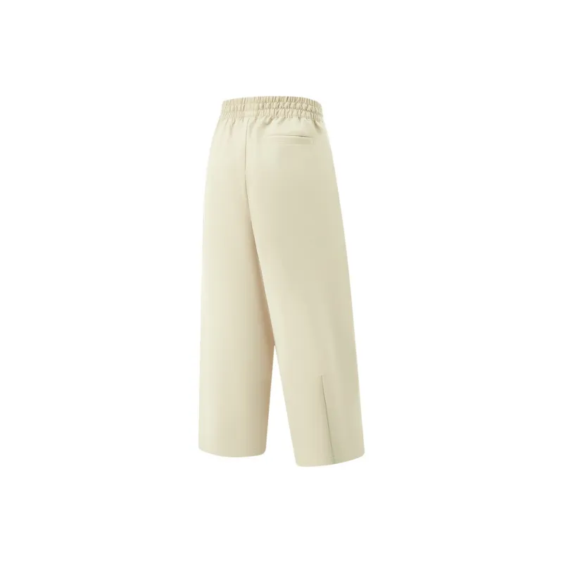 LiNing Fitness Series Athletic Trousers Women's Beige-1