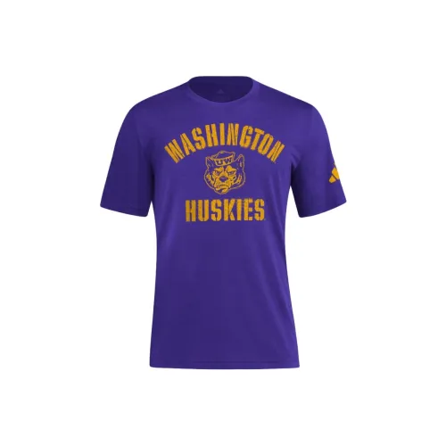 Adidas Free Shipping With AdiClub Washington Huskies Short Sleeve Tee
