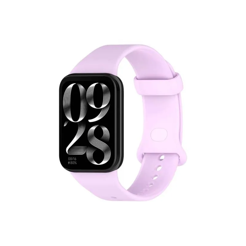 Mr. Strap Xiaomi Red Beige Compatibility Watch Band 232mm Silicone Material-11