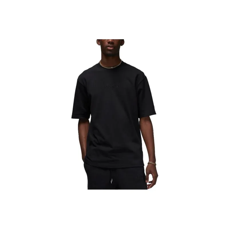 Jordan Wordmark T Shirts Men Black-0
