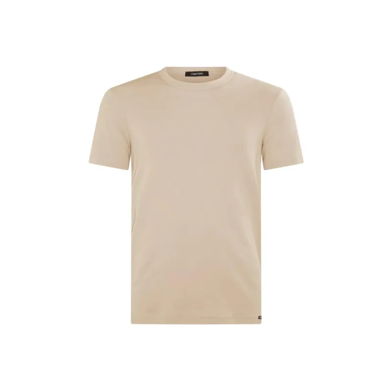 TOM FORD Crewneck Stretched T Shirt-0