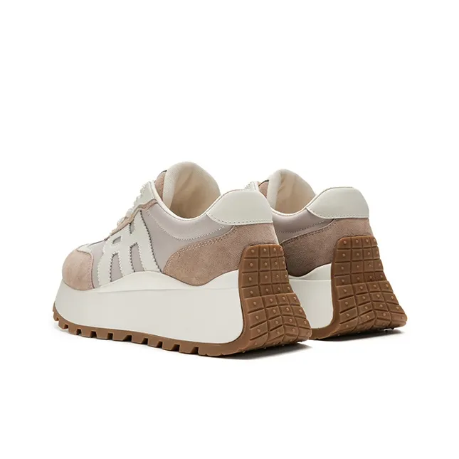 HR Low Top Skateboard Shoes Women's Apricot-3
