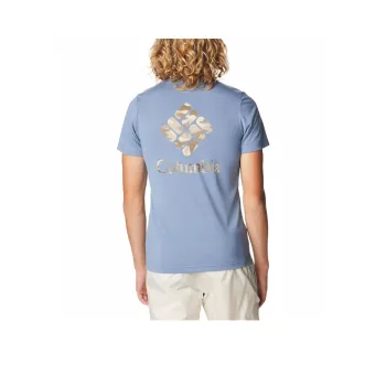 Columbia T-Shirts Men Turquoise Blue