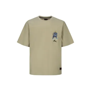 EVISU T Shirts Unisex Apricot
