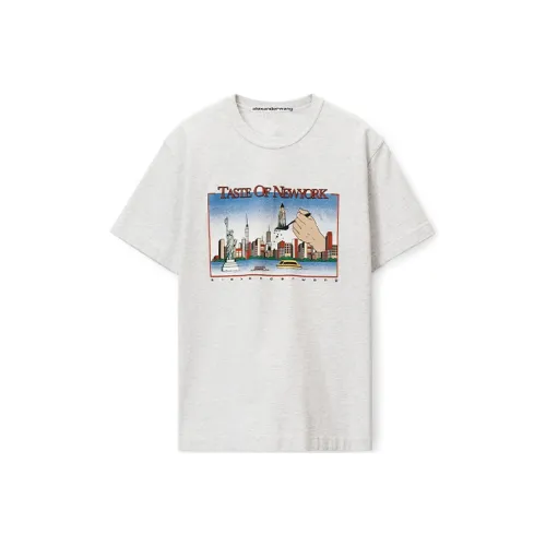Alexander Wang Classic Short Sleeve Skyline Graphic Tee