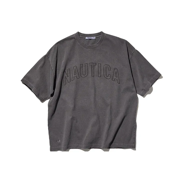 Nautica White Sail Nautica White Sail White Sail Series Short Sleeved T Shirt Unisex-5