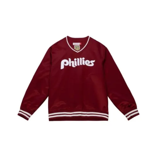 Mitchell Ness Mlb Vintage Logo 'Phillies' Pullover Jersey