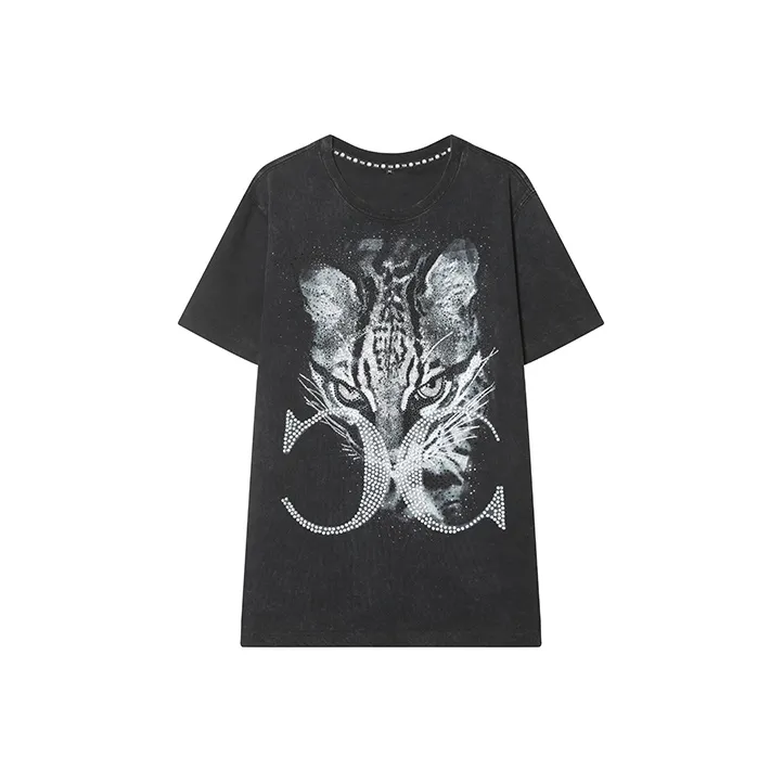 TCH T Shirts Unisex Black With Silver Logo-0
