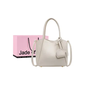 Jade En Plus PU Handbag Regular Women's Coconut Milk White/Elegant Black/Deep Pink/Khaki