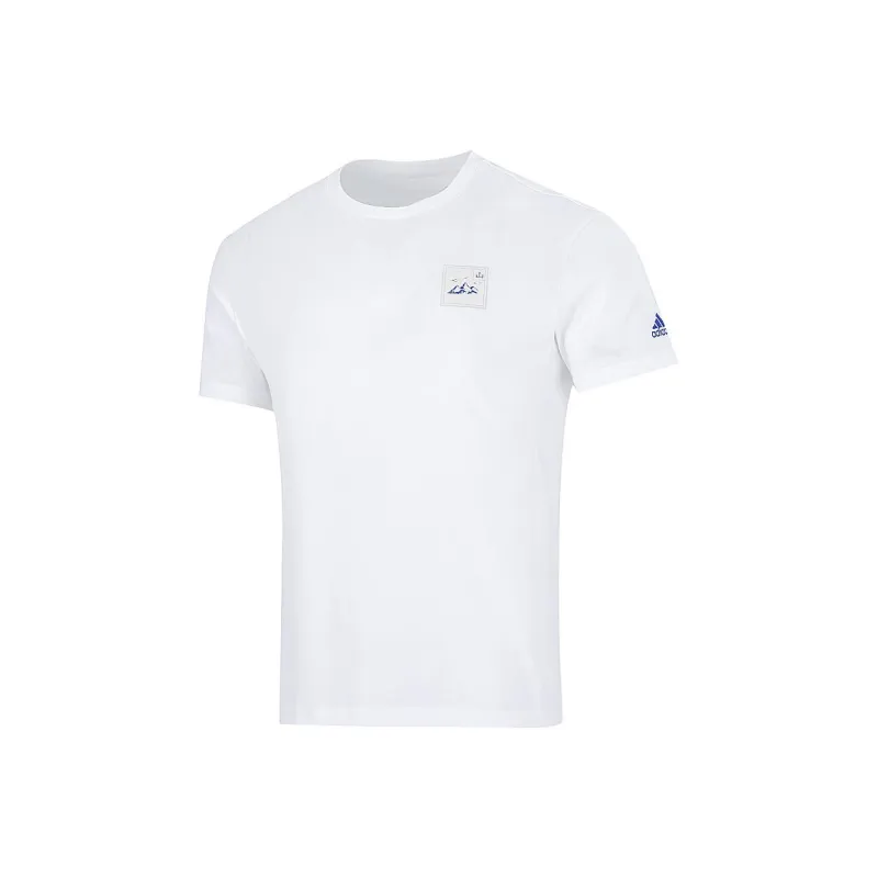 Adidas Raglan Sleeve T-Shirt Unisex White-0