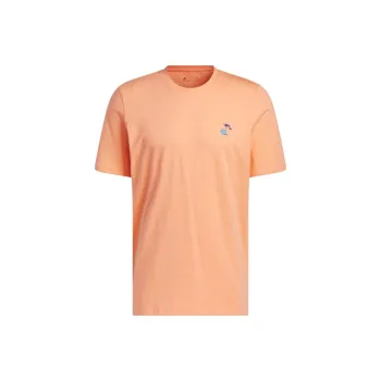 Adidas T-Shirts Men Orange