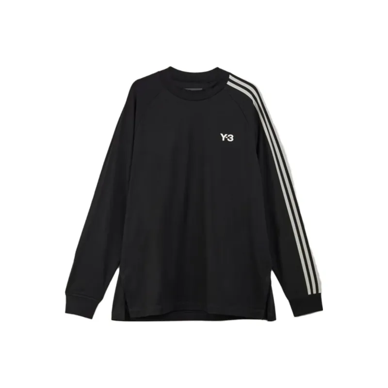 Y-3 Logo-print 3-Stripes Sweatshirt-0