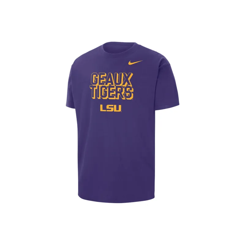 Nike LSU T-Shirt Men's Dark Purple-0