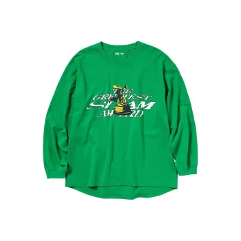 UNIQLO T Shirts Unisex Green