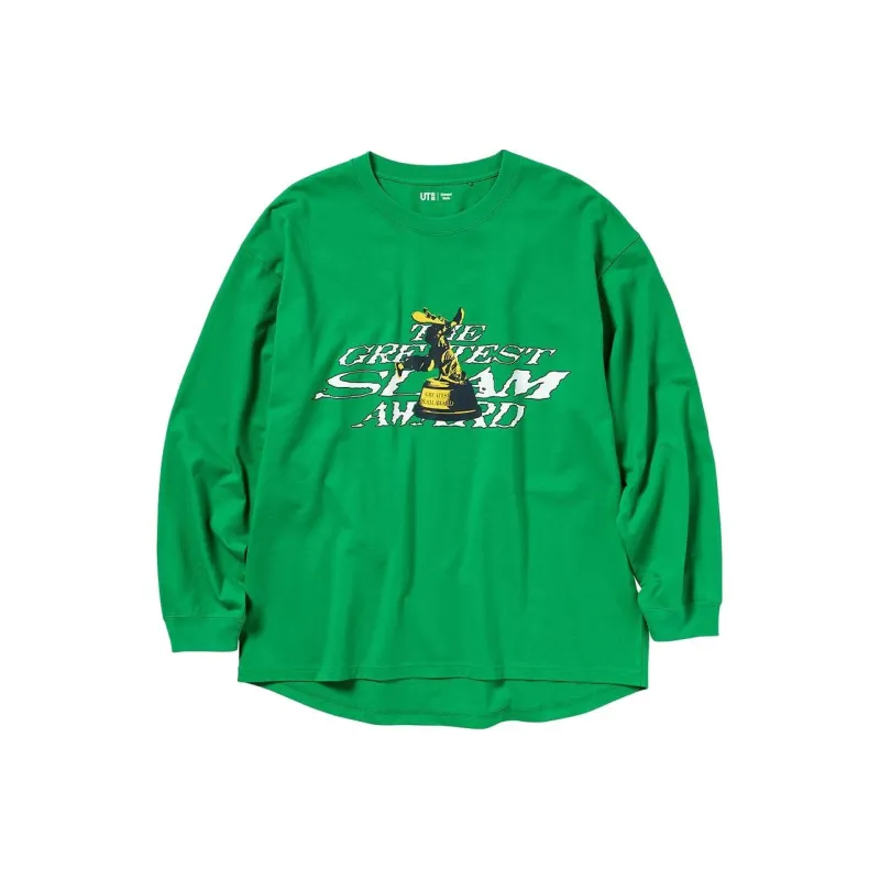 UNIQLO T Shirts Unisex Green-0
