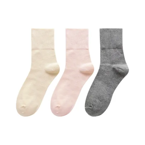 Yalu Mid Calf Socks Women's 3 Pack
