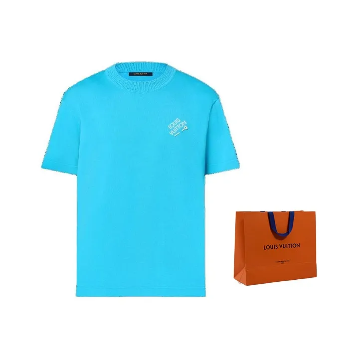 LOUIS VUITTON SS24 T Shirt Men's Blue-0