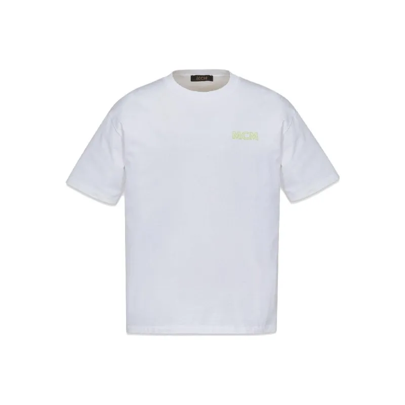 MCM T Shirts Men White-0