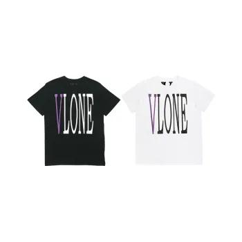 VLONE T Shirts Unisex 2 Pack Black+White