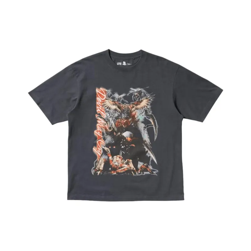 UNIQLO x Kosuke Kawamura X Capcom T-Shirt Unisex Dark Gray-0