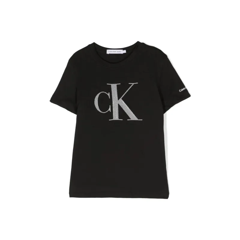 Calvin Klein Logo print Cotton T shirt-0