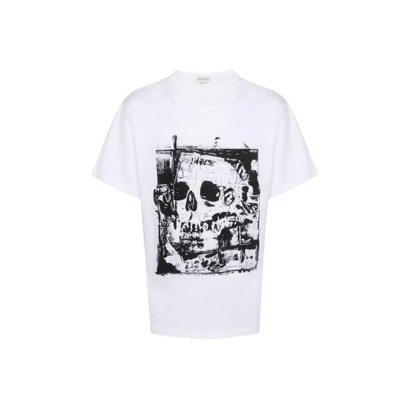 Alexander McQueen Graphic Printed Crewneck T Shirt-0