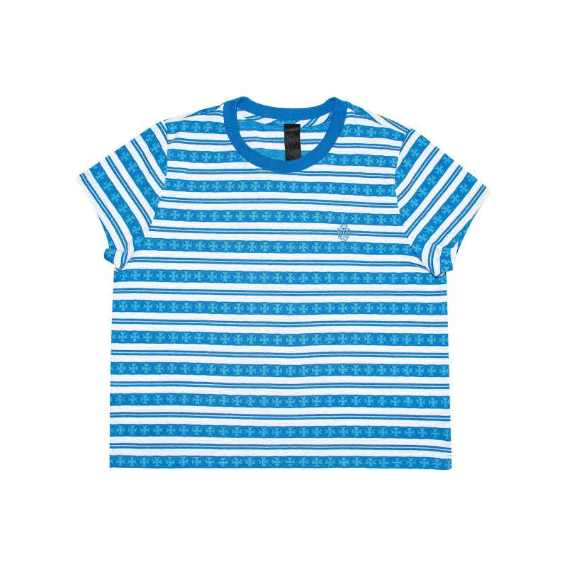 Chrome Hearts Stripe Logo Tee-0