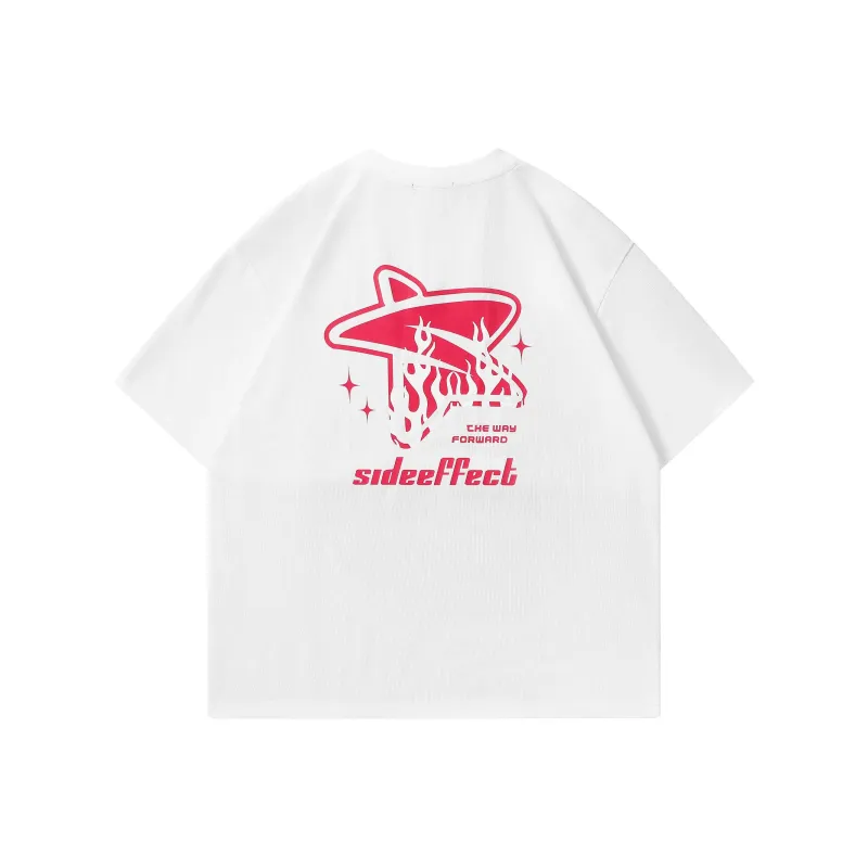 SIDEEFFECT Short Sleeved T Shirts Unisex Summer-7