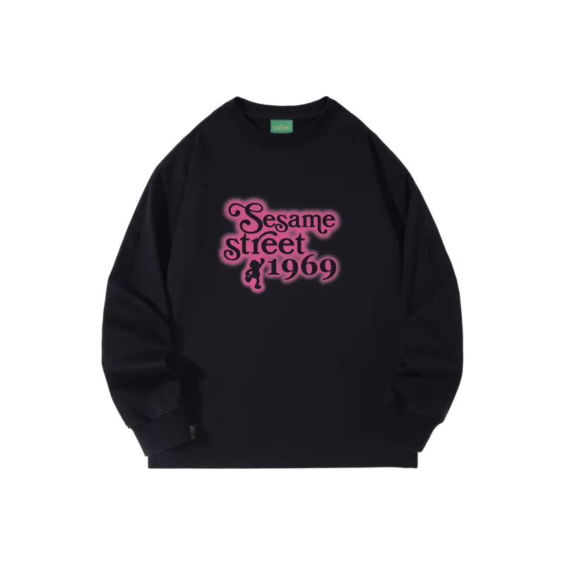 SESAME STREET Drop Shoulder Sleeve T Shirt Unisex-0