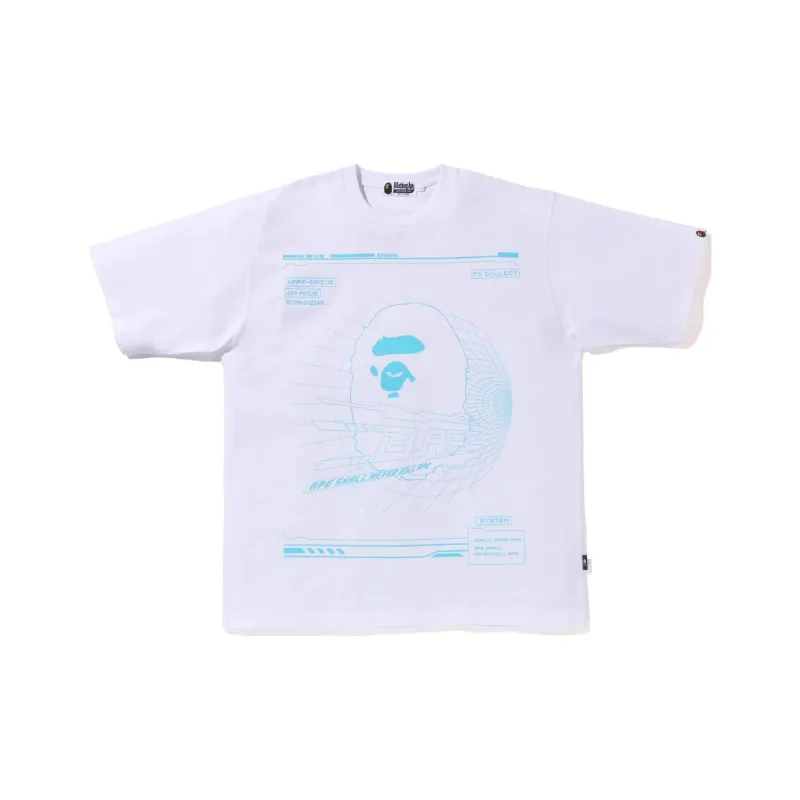 Bape Cyber Bathing Ape Relaxed Fit Tee-0