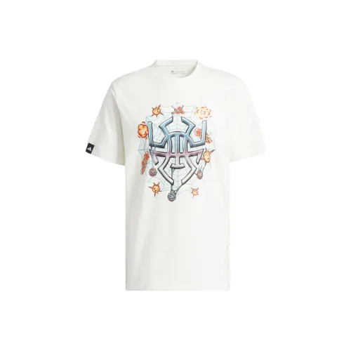 Adidas Donovan Mitchell 8 Bit Graphics Signature Basketball Graphic Tee