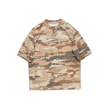 Acne Studios SS24 T Shirt Men's Cocoa Brown