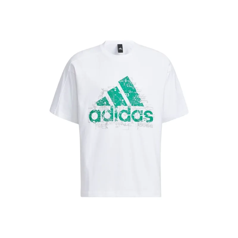 Adidas T Shirts Men White-0